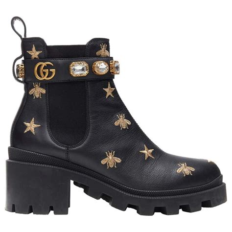 gucci bumblebee shoes cheap|gucci star and bee boots.